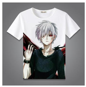 High-Q Unisex Anime Tokyo 	ghost Sasaki Haise Kaneki Ken Cotton Casual T-Shirt Tee T Shirt Top