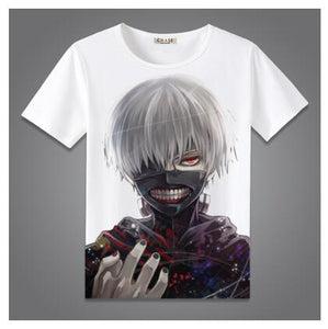 High-Q Unisex Anime Tokyo 	ghost Sasaki Haise Kaneki Ken Cotton Casual T-Shirt Tee T Shirt Top