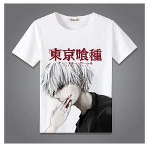 High-Q Unisex Anime Tokyo 	ghost Sasaki Haise Kaneki Ken Cotton Casual T-Shirt Tee T Shirt Top