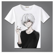 Load image into Gallery viewer, High-Q Unisex Anime Tokyo 	ghost Sasaki Haise Kaneki Ken Cotton Casual T-Shirt Tee T Shirt Top
