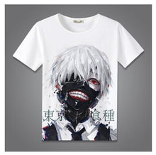 Load image into Gallery viewer, High-Q Unisex Anime Tokyo 	ghost Sasaki Haise Kaneki Ken Cotton Casual T-Shirt Tee T Shirt Top
