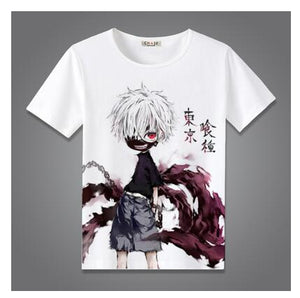 High-Q Unisex Anime Tokyo 	ghost Sasaki Haise Kaneki Ken Cotton Casual T-Shirt Tee T Shirt Top