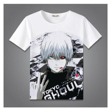 Load image into Gallery viewer, High-Q Unisex Anime Tokyo 	ghost Sasaki Haise Kaneki Ken Cotton Casual T-Shirt Tee T Shirt Top
