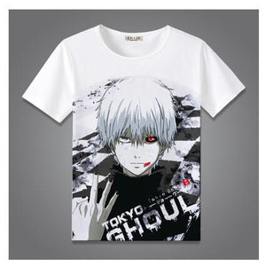 High-Q Unisex Anime Tokyo 	ghost Sasaki Haise Kaneki Ken Cotton Casual T-Shirt Tee T Shirt Top