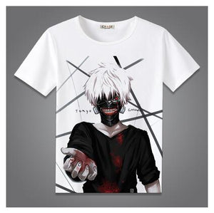 High-Q Unisex Anime Tokyo 	ghost Sasaki Haise Kaneki Ken Cotton Casual T-Shirt Tee T Shirt Top