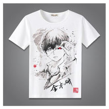 Load image into Gallery viewer, High-Q Unisex Anime Tokyo 	ghost Sasaki Haise Kaneki Ken Cotton Casual T-Shirt Tee T Shirt Top
