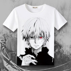 High-Q Unisex Anime Tokyo 	ghost Sasaki Haise Kaneki Ken Cotton Casual T-Shirt Tee T Shirt Top